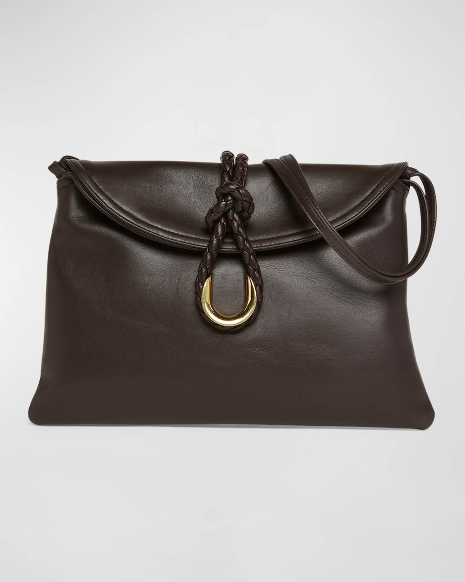Small Liberta Double Flap Crossbody Bag