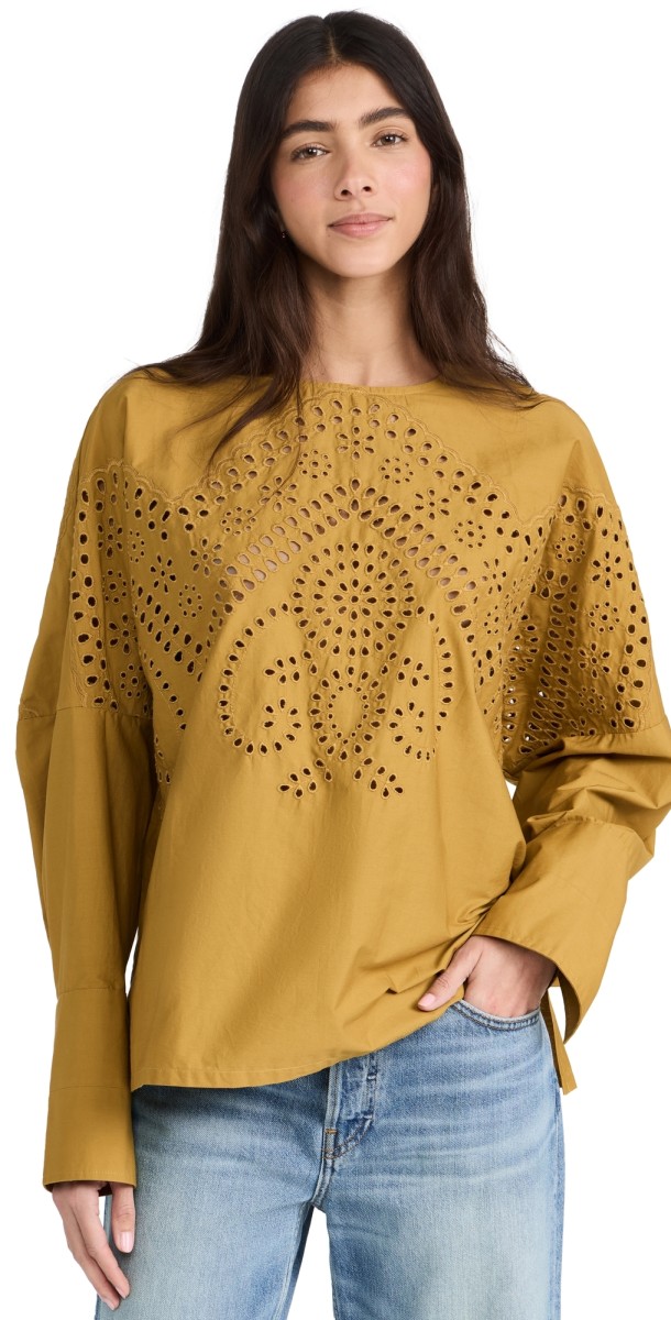 Rachel Comey Harnett Top Chartreuse