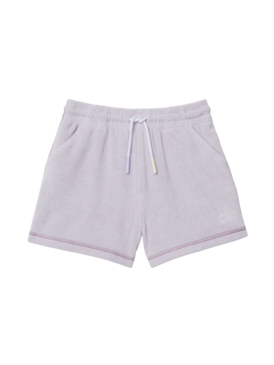 EKD-embroidered towelling shorts