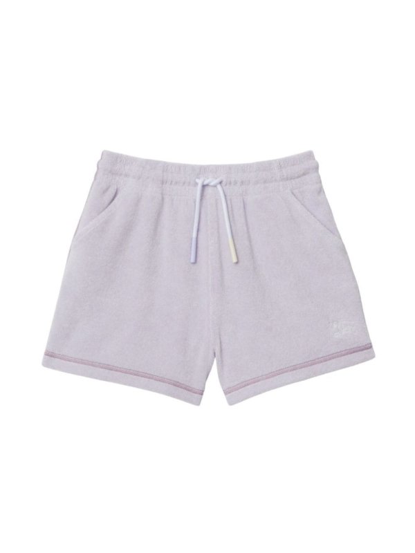 EKD-embroidered towelling shorts