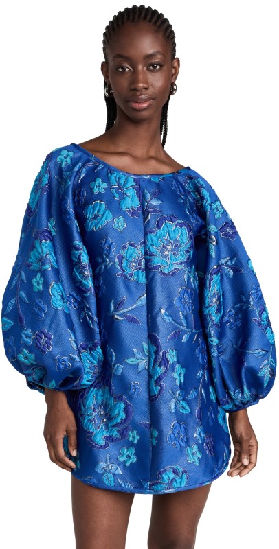Arianne Elmy Good Luck Dress Monochrome Blue