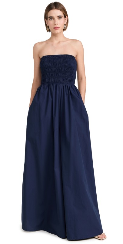 MISA Endrea Jumpsuit Midnight Blue Poplin