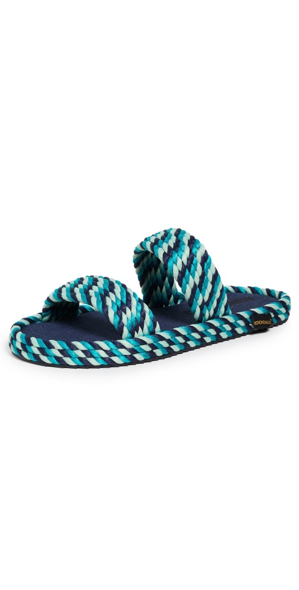 BOHONOMAD Tokyo Rope Sandals Blue Multi