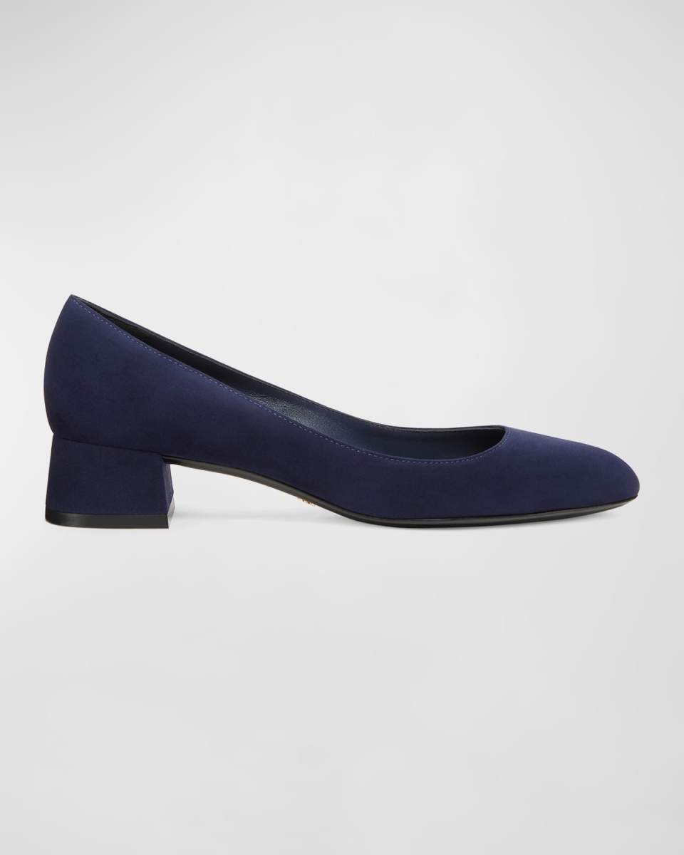 Vivienne Suede Ballerina Pumps