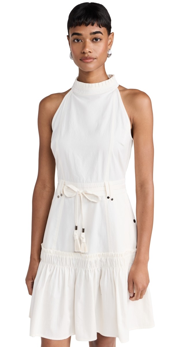 TRUTH Gabby Halter Dress Eggshell