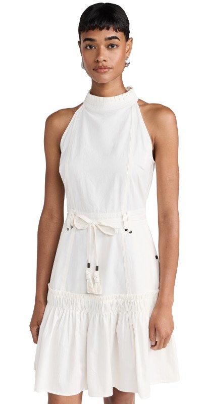 TRUTH Gabby Halter Dress Eggshell