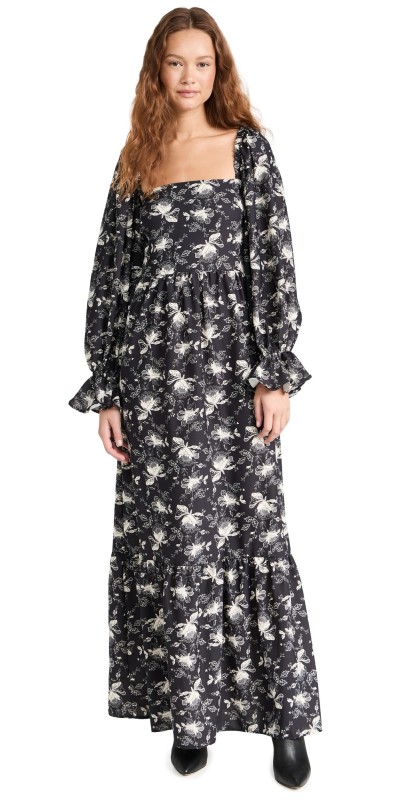 The Lulo Project Anne B Dress Black Lace