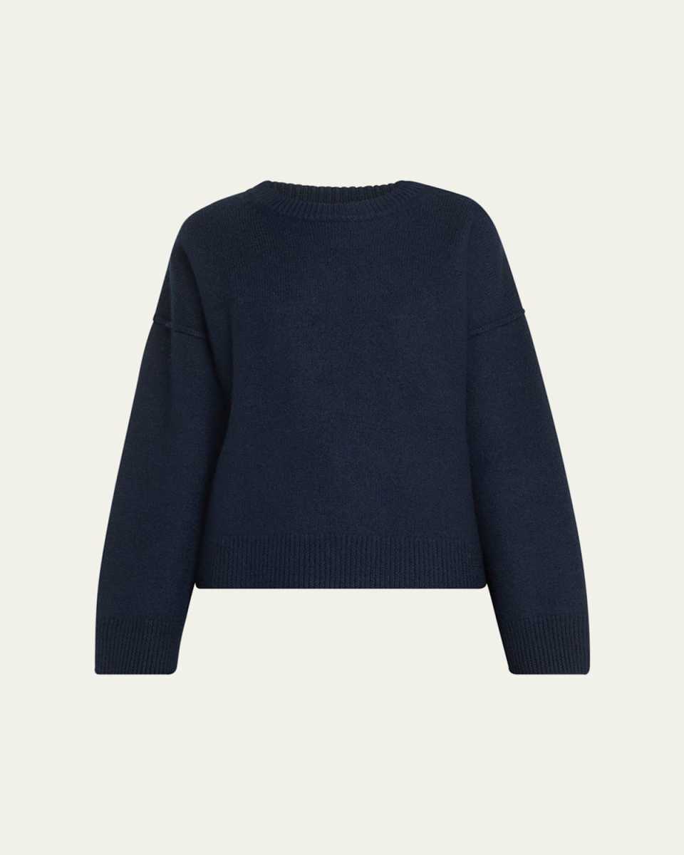Boiled Wool Crewneck Sweater