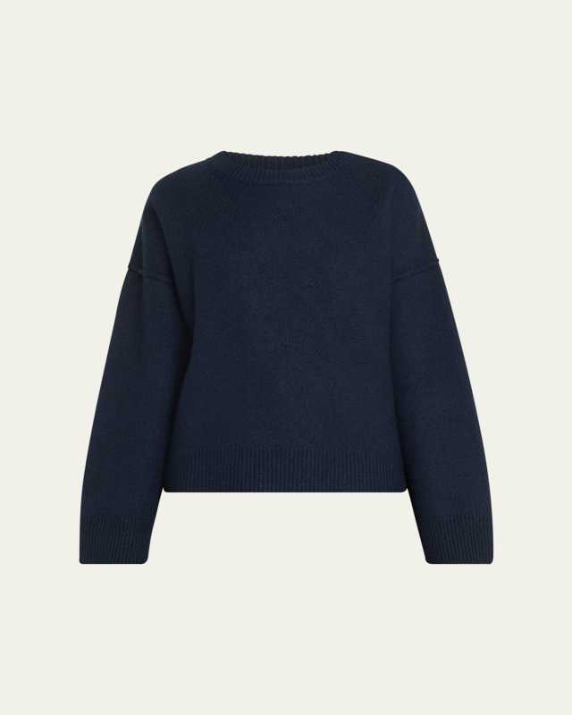 Boiled Wool Crewneck Sweater