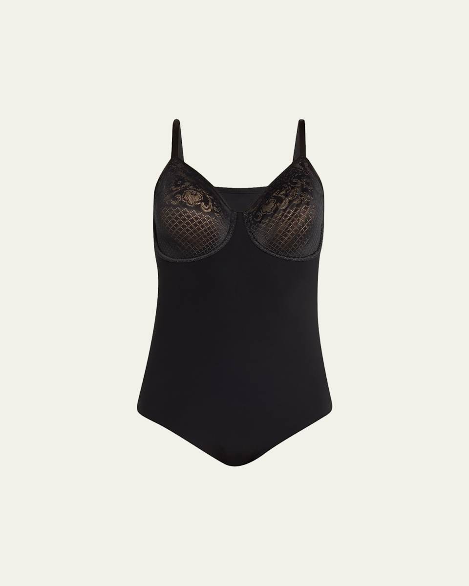 Visual Effects Mesh-Top Bodysuit