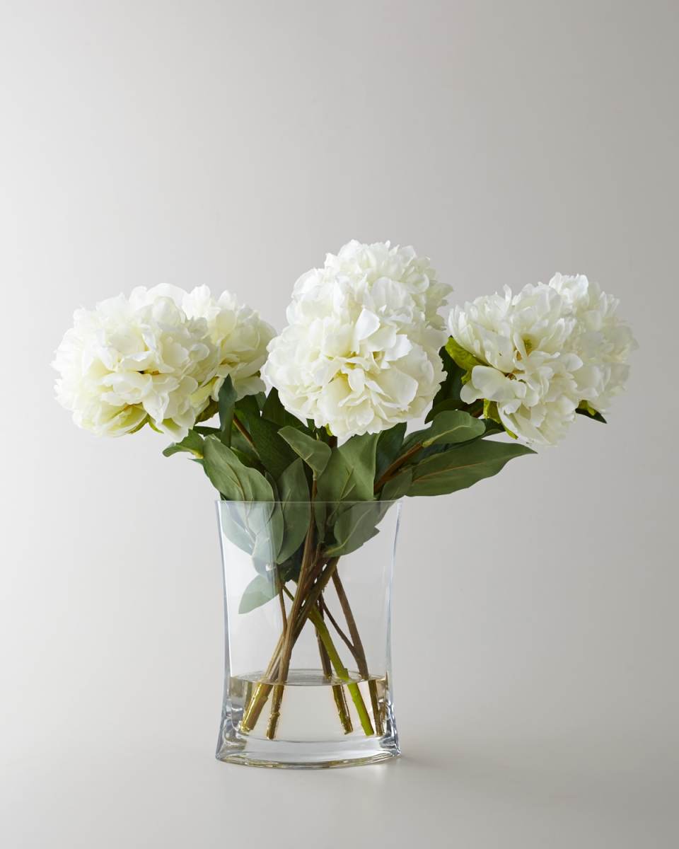 Heavenly Peonies Faux Floral Arrangement