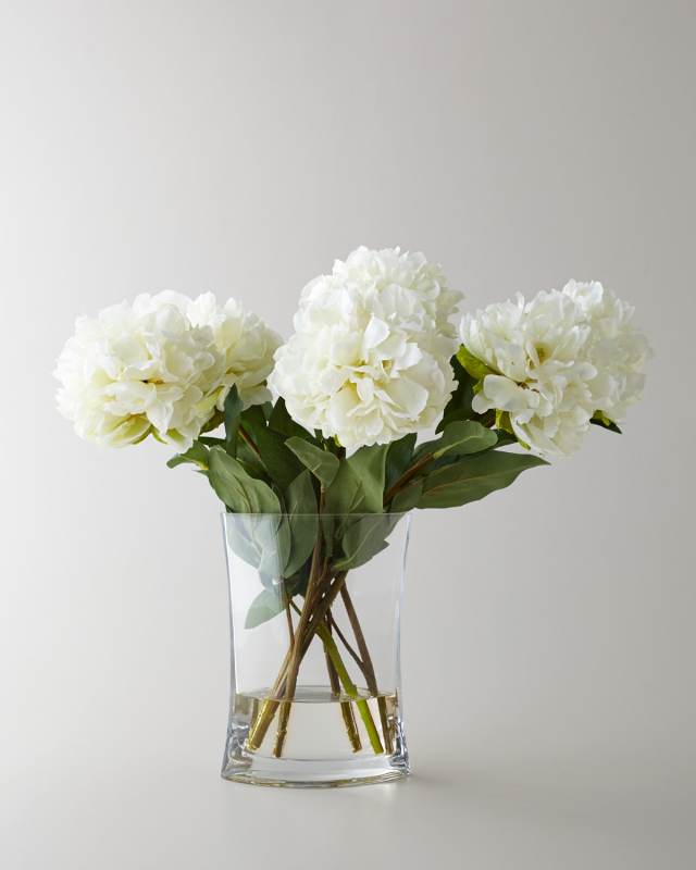 Heavenly Peonies Faux Floral Arrangement
