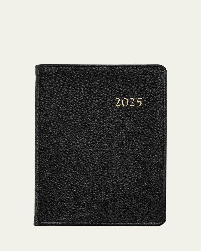 2025 Leather Weekly Notebook
