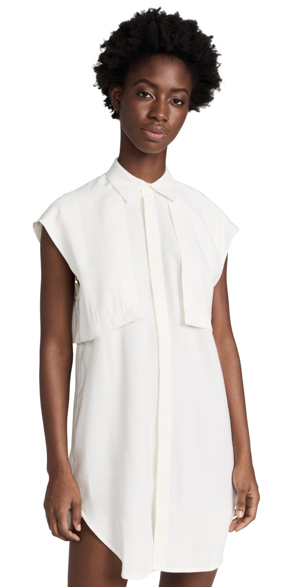 K. ngsley Nes Shirt Dress Off White