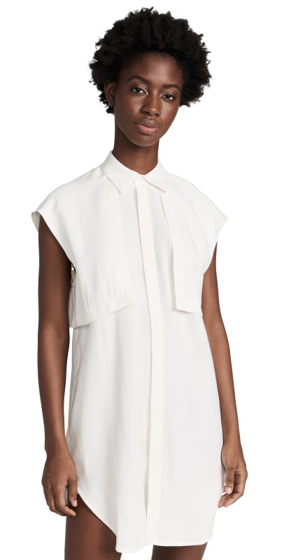 K. ngsley Nes Shirt Dress Off White