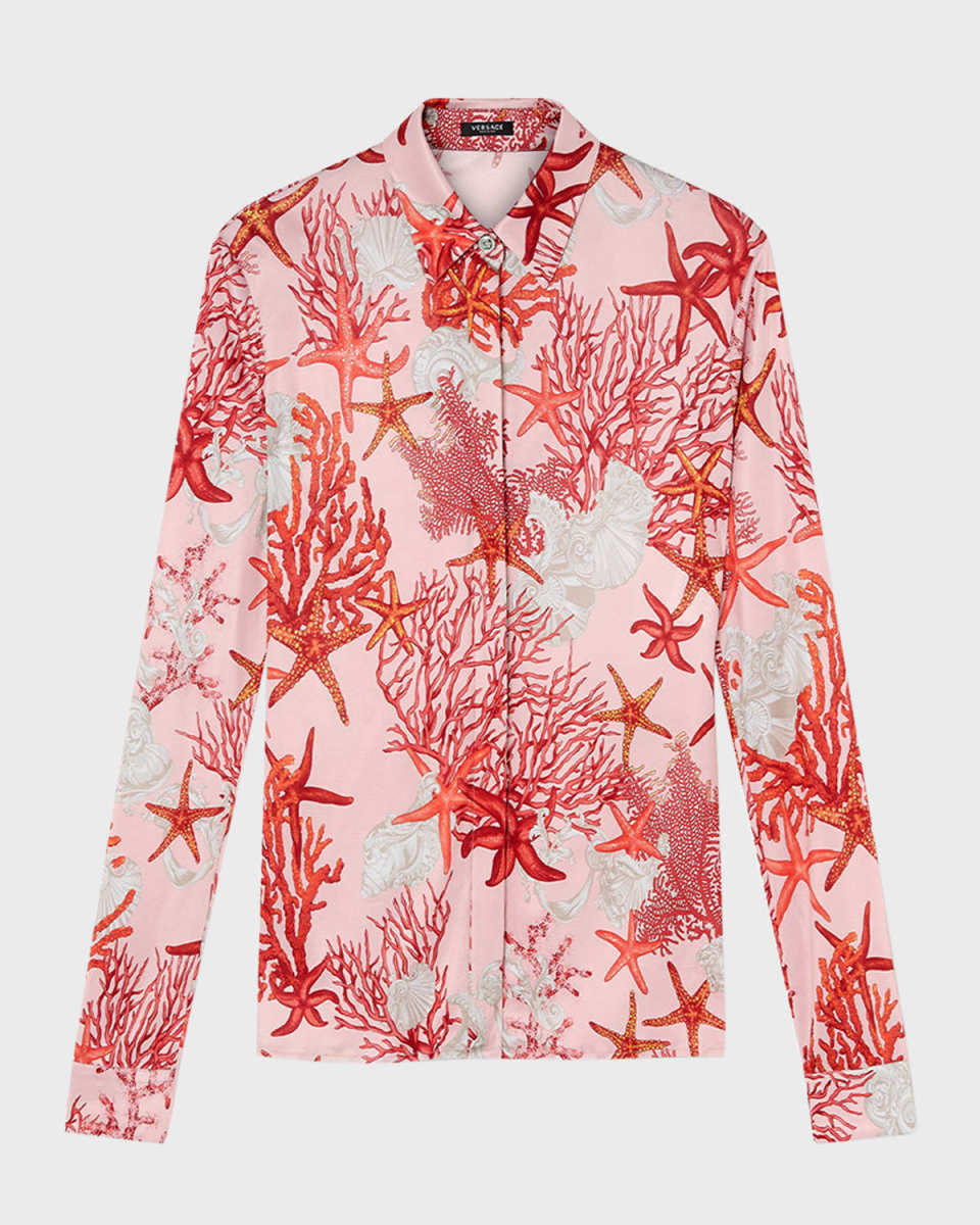 Starfish Printed Jersey Shirt