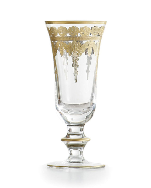 Vetro Gold Champagne Flute
