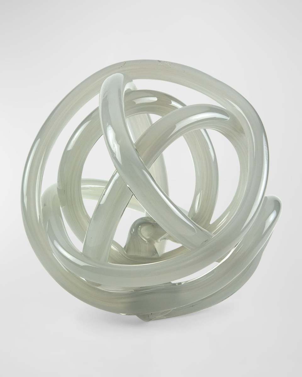 Glass Knot Decorative Accent