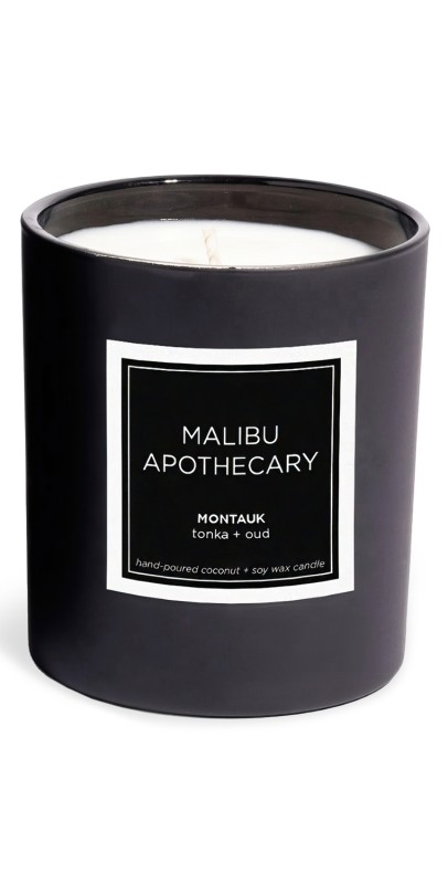 Malibu Apothecary Montauk Candle Matte Black
