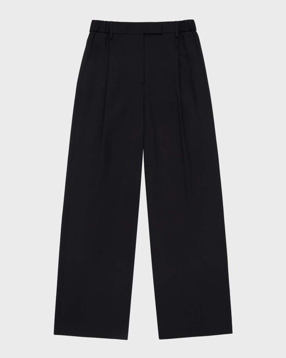Pleated Boyfriend Pants