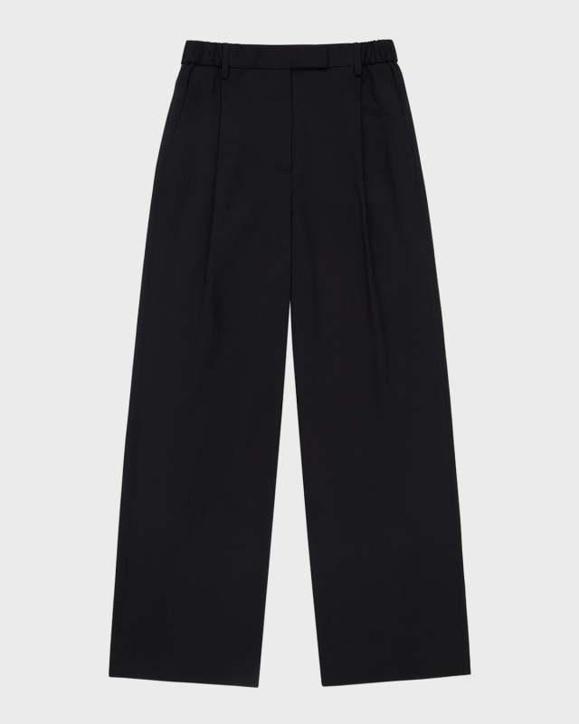 Pleated Boyfriend Pants