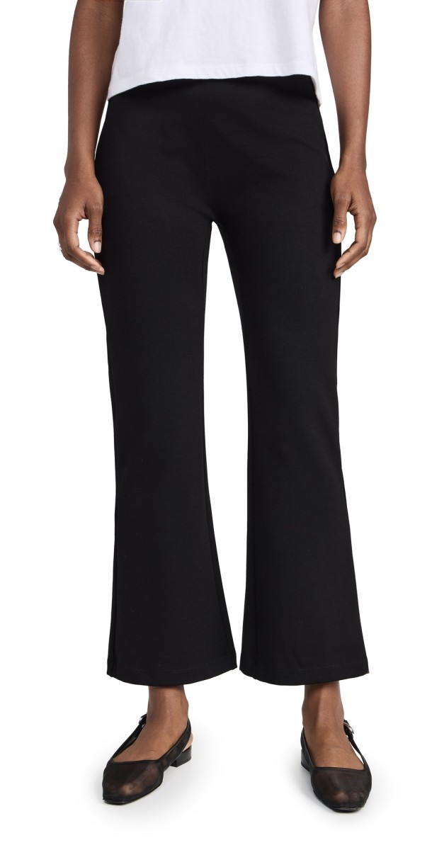 Leset Rio High Waist Flare Pants Black