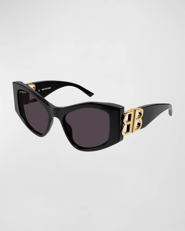 Cut-Out BB Acetate Cat-Eye Sunglasses