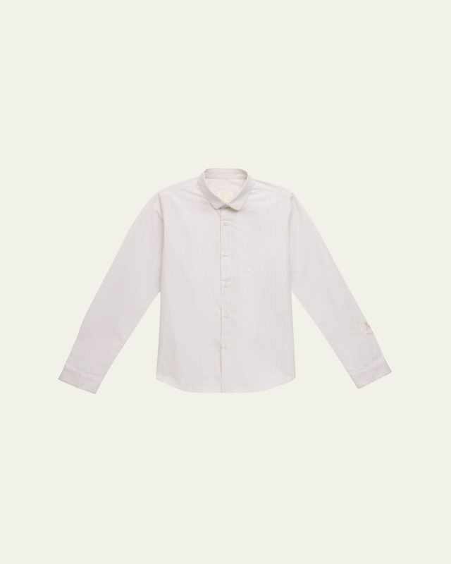 Boy's Duke Striped Button Down Shirt, Size 2-10