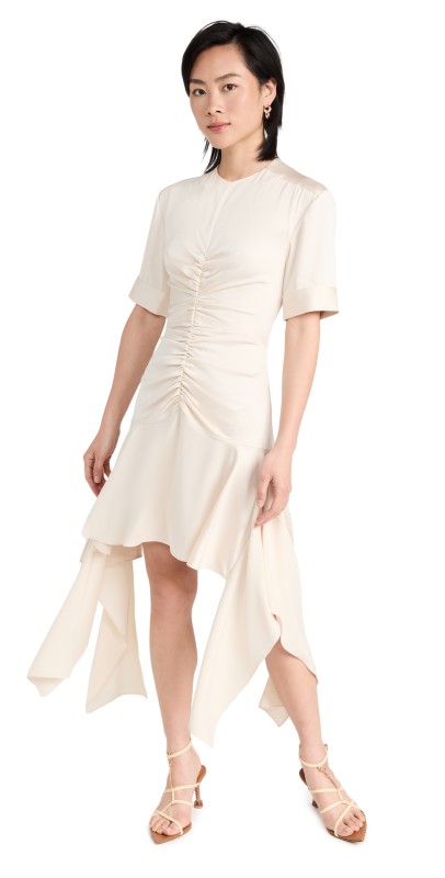 AKNVAS Whitney Dress Ivory