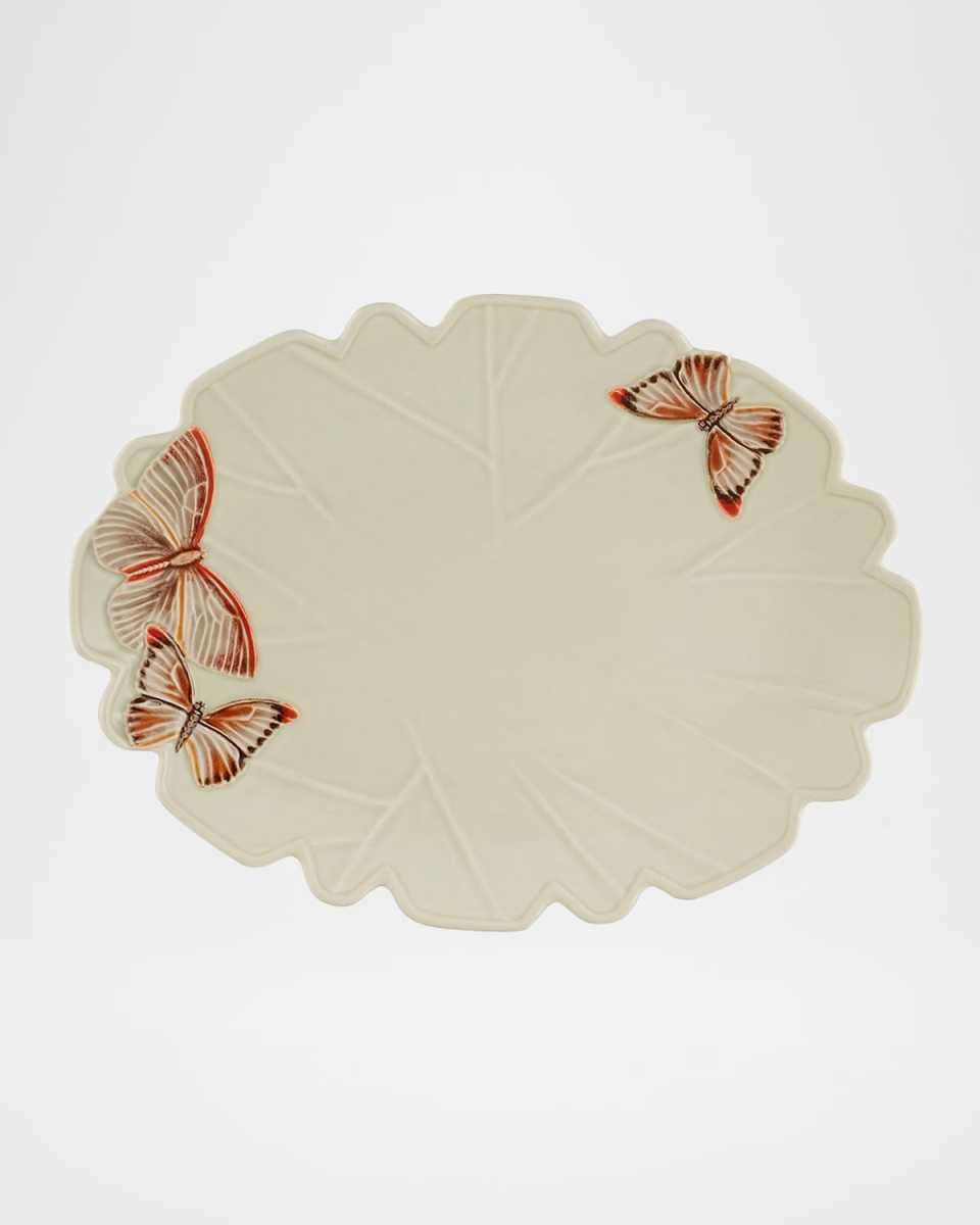 Cloudy Butterflies Platter by Claudia Schiffer