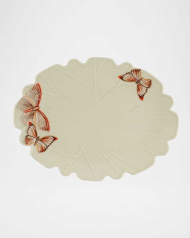 Cloudy Butterflies Platter by Claudia Schiffer