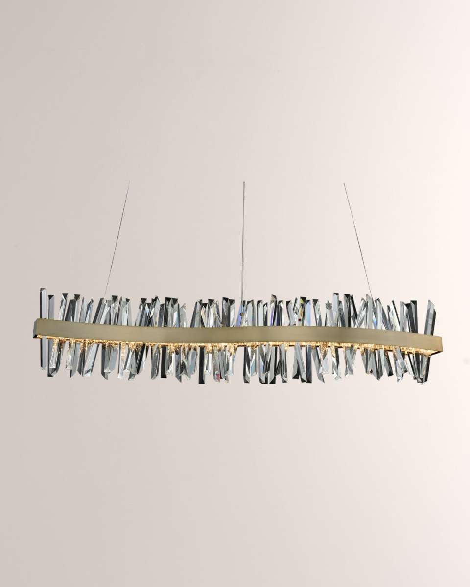 Glacier 60" LED Wave Island