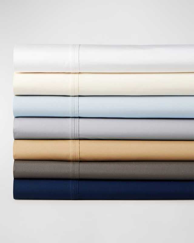 Organic 464 Percale Fitted Sheet, CAL KING