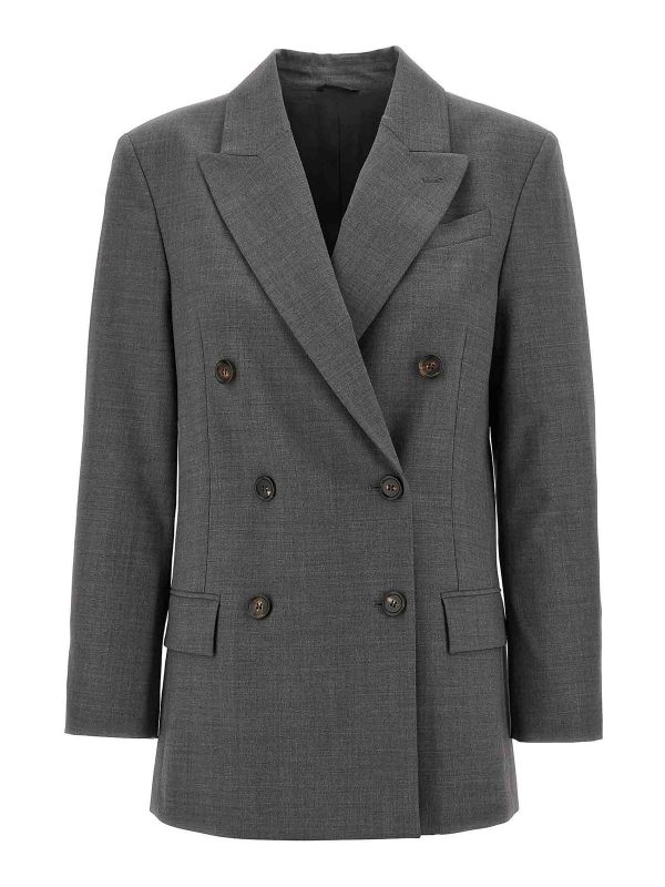 Brunello Cucinelli Blazer - Gris