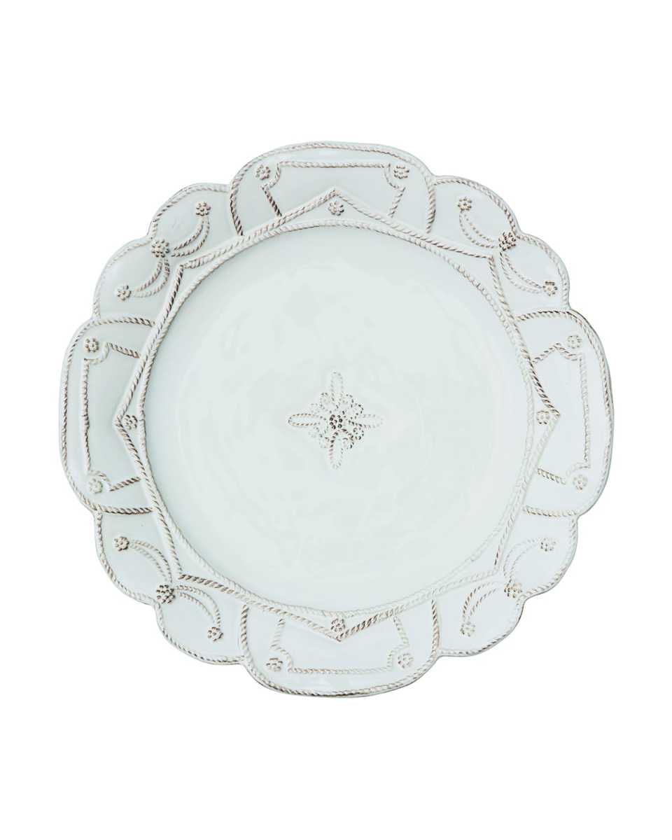 Jardins du Monde Dinner Plate - Whitewash
