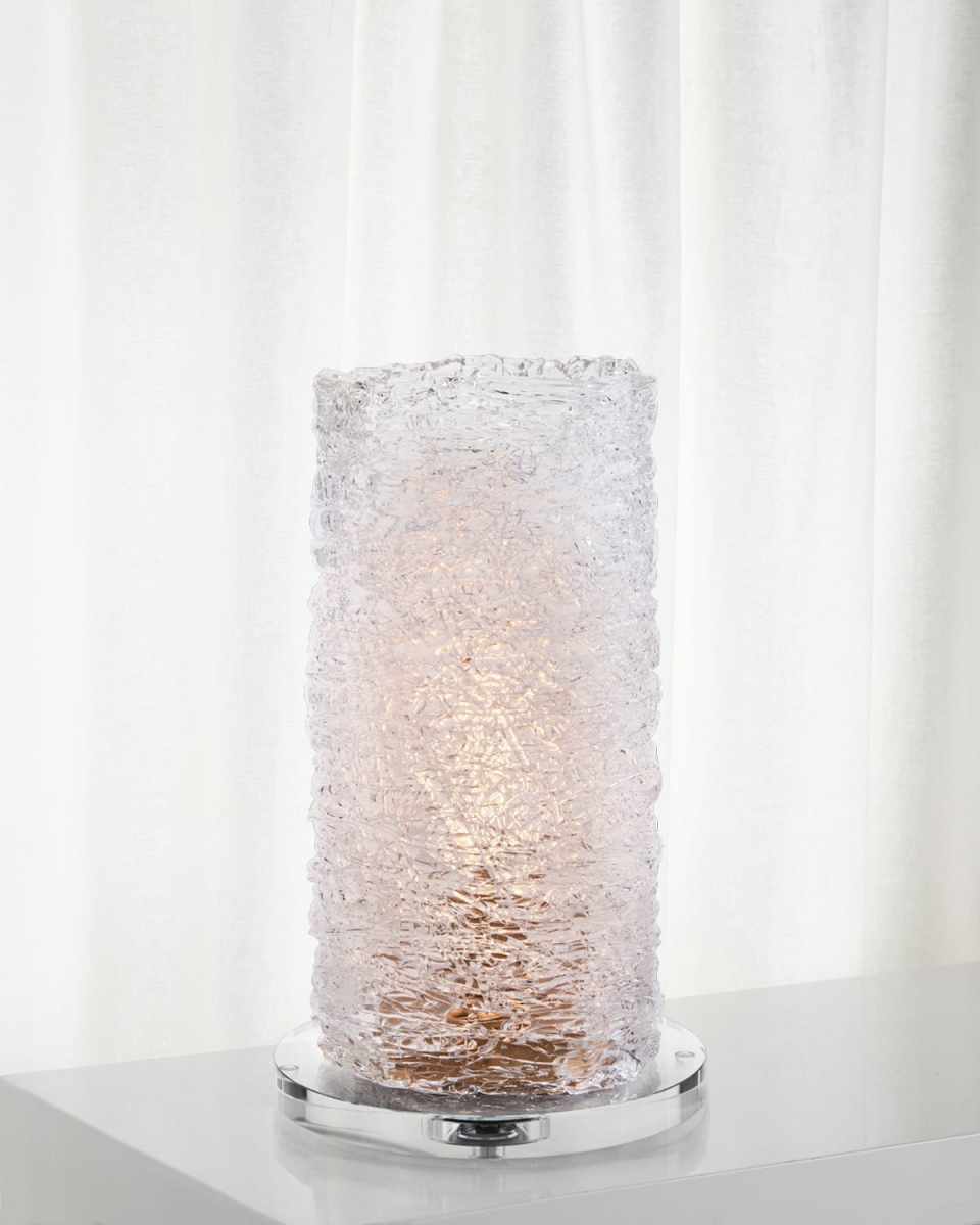 Spun Glass Accent Lamp, 17"T