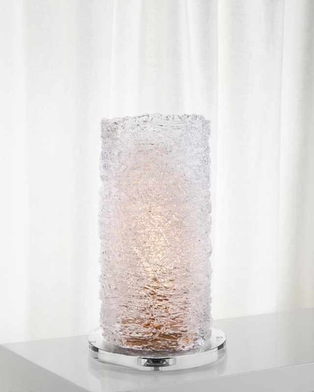 Spun Glass Accent Lamp, 17"T