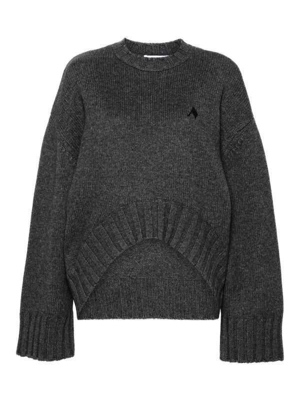 The Attico Pull Col Rond - Gris