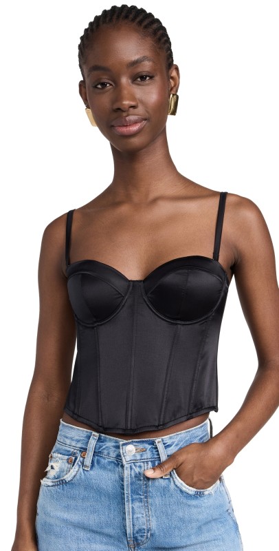 Fleur du Mal Hamptons Bustier Ivory
