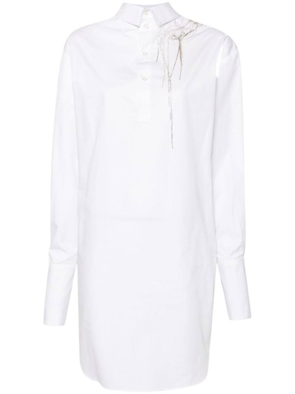 crystal-embellished shirt