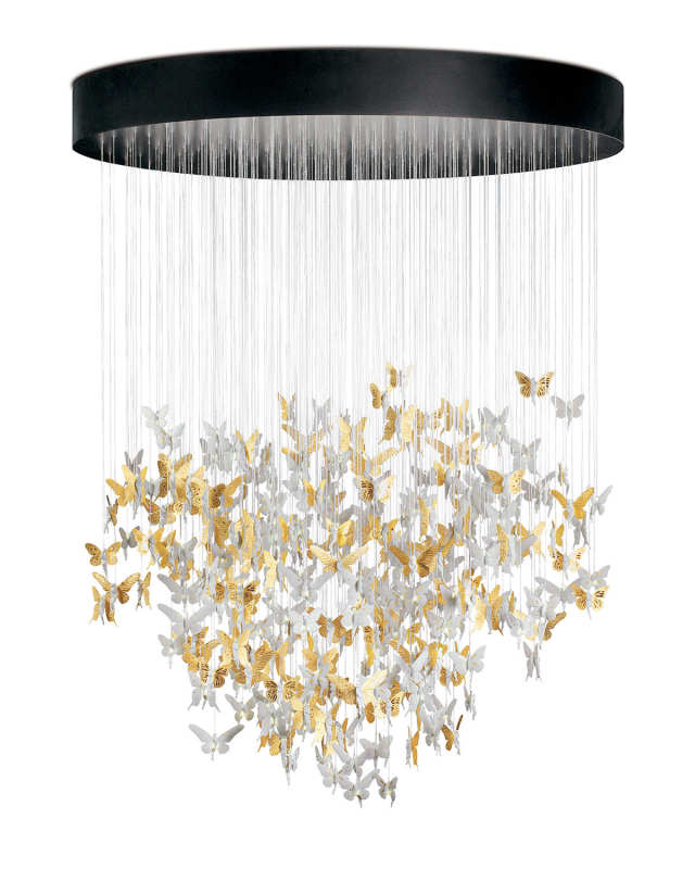 Niagara Chandelier, Gold