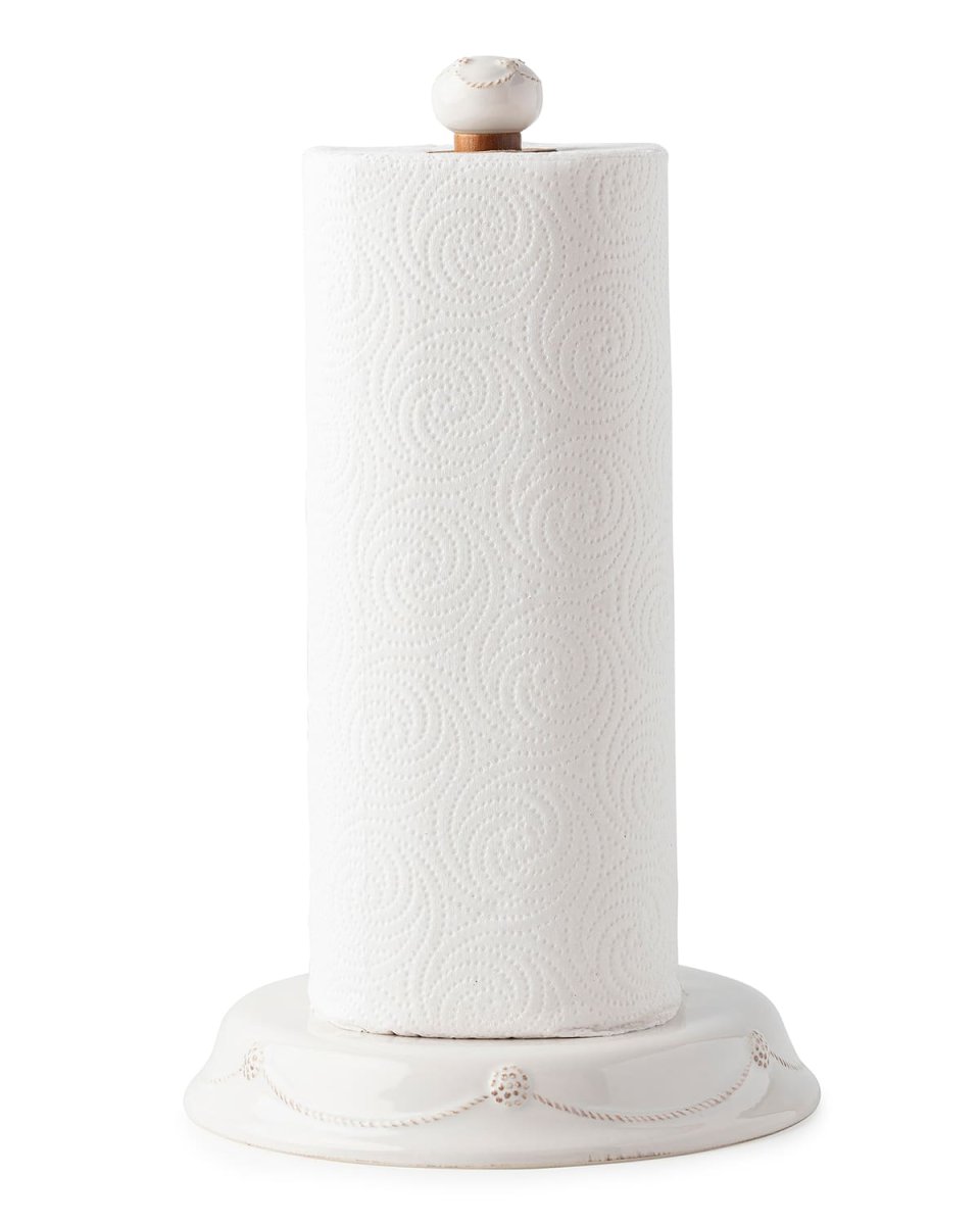 Berry & Thread Paper Towel Holder - Whitewash