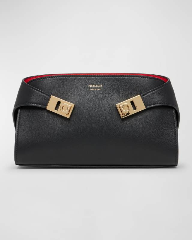 Mini Hug Leather Crossbody Bag