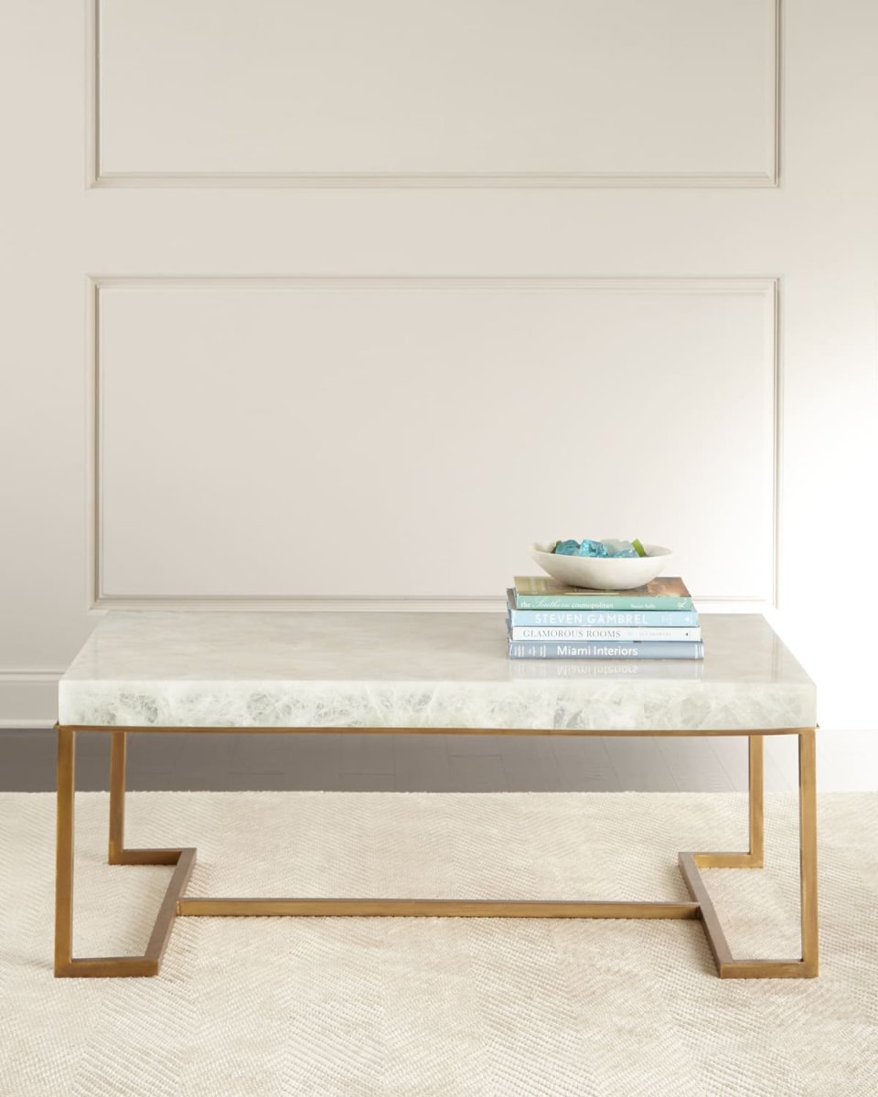 Rectangular Calcite Coffee Table
