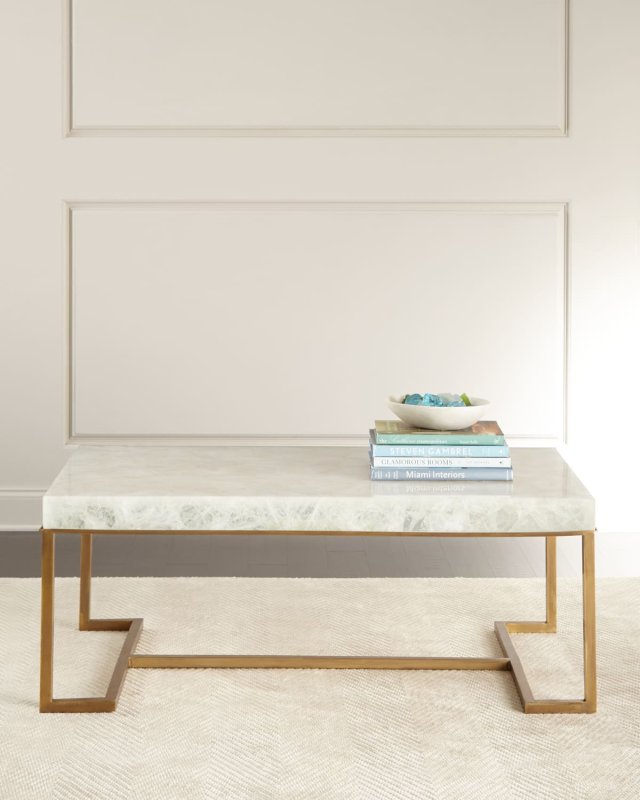 Rectangular Calcite Coffee Table