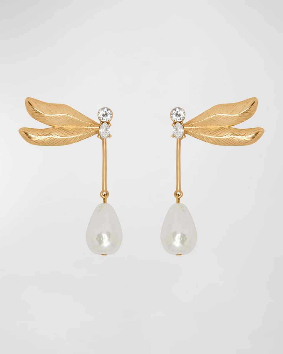 Double Wing Dragonfly Earrings