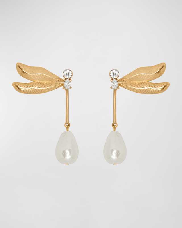Double Wing Dragonfly Earrings