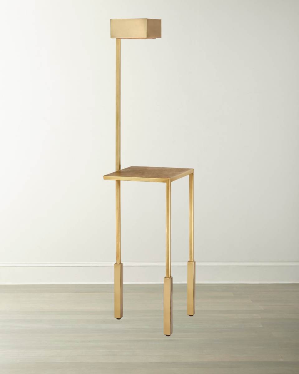 Nimes Tray Table Floor Lamp by Kelly Wearstler