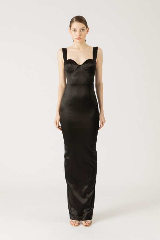 Palmela Satin Dress