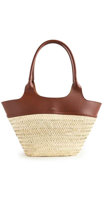 A. P.C. Panier Tanger Tote Noisette